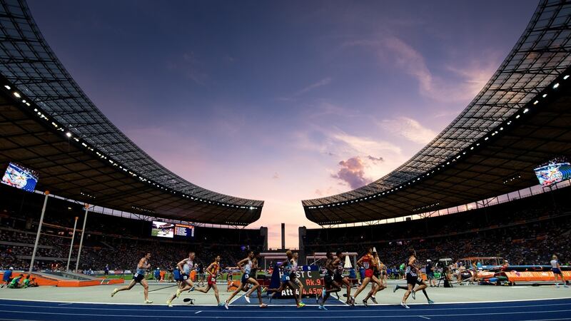 The Olympiastadion is a different place for this week’s World Championships but the ghosts of old still remain. Photo: Matthias Hangst/Getty Images