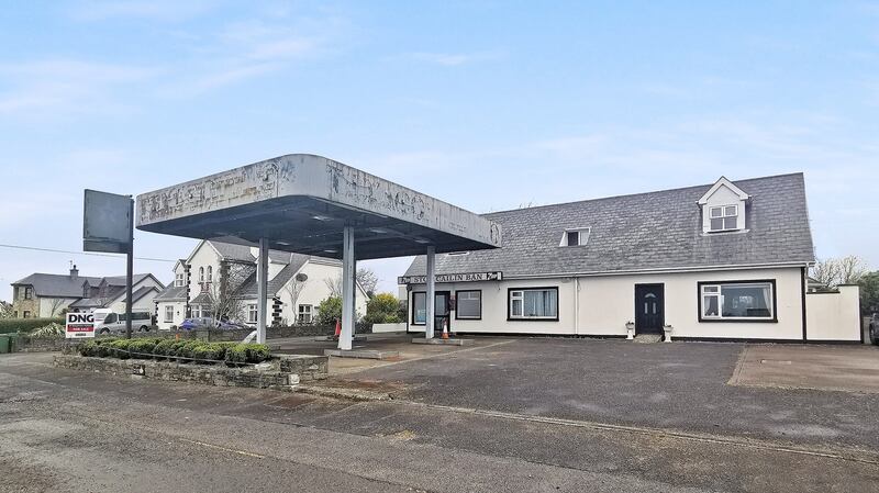 The  house, which comes with the shop and filling station, has  four bedrooms.