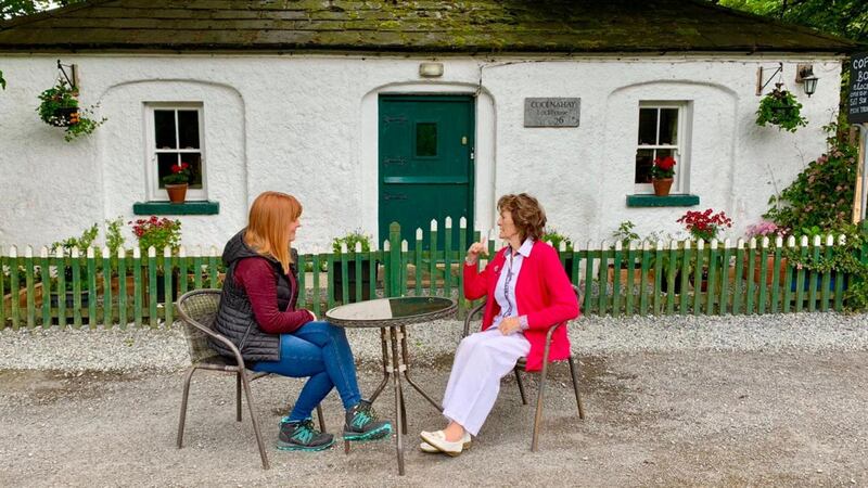 Blathnaid Ní Chofaigh with Clare Crinnegan in A Week on the Royal Canal