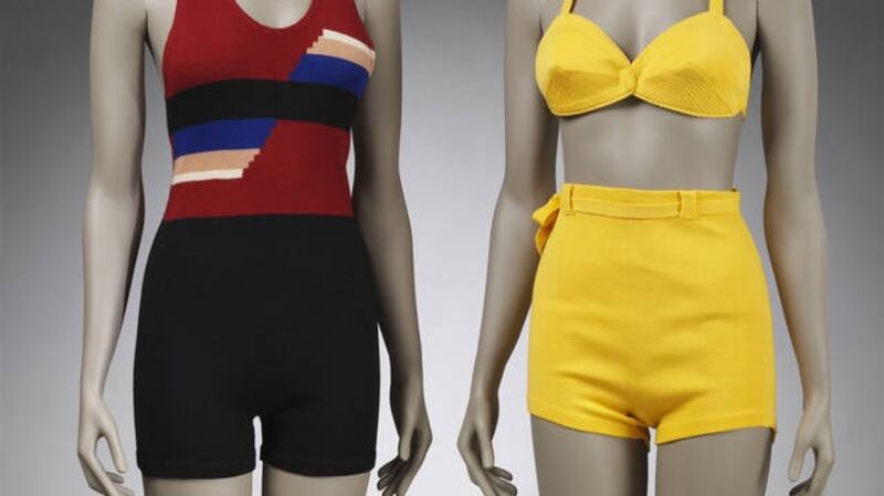 Bathing suits: high fashion on the high seas.