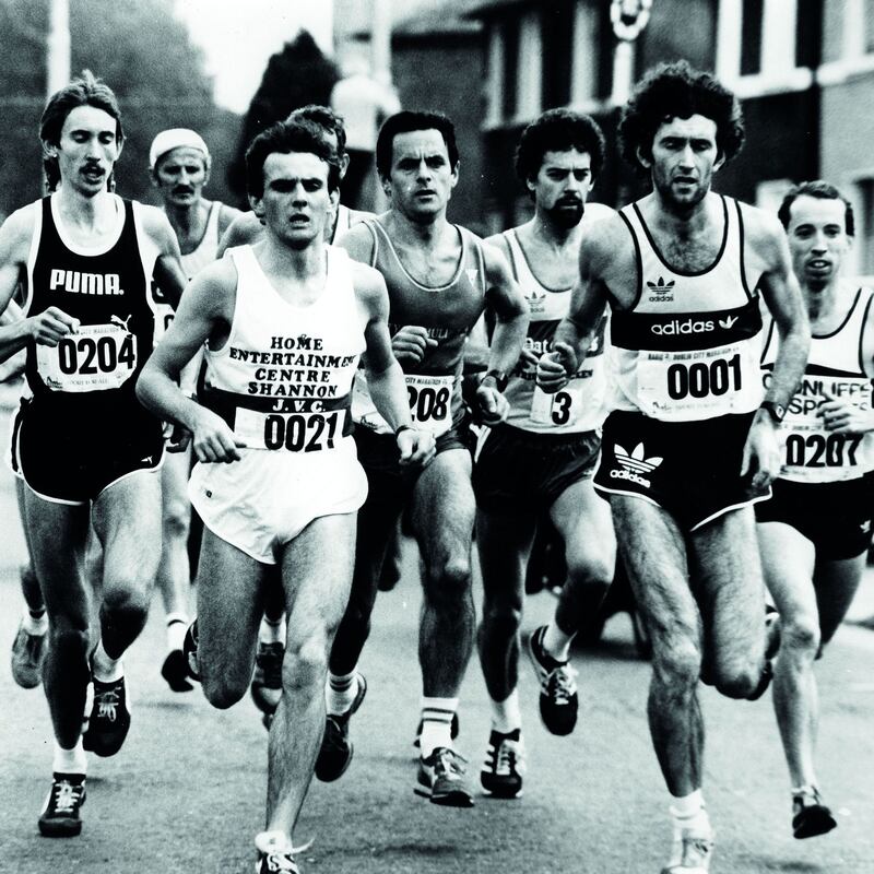 Competitors in the 1983 Dublin City Marathon