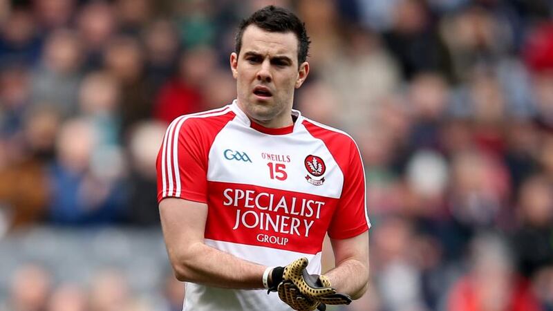 Derry’s Cailean O’Boyle: will start against Donegal at Clones. Photograph: James Crombie/Inpho