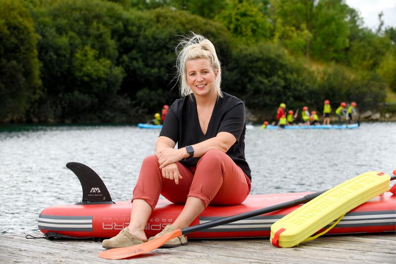 Senior and HR manager of Ballyhass Adventure Group Elaine O’Riordan enjoys the flexibility a scope for juggling family and a busy career that comes with her profession