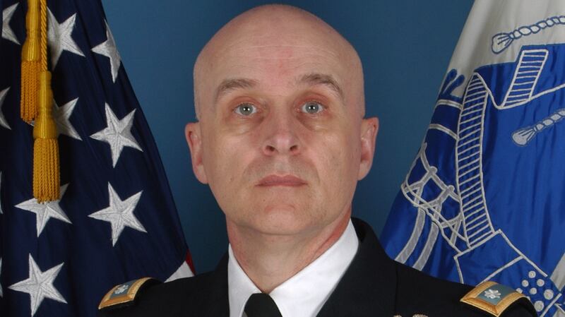 Anthony Flood in formal US Army dress