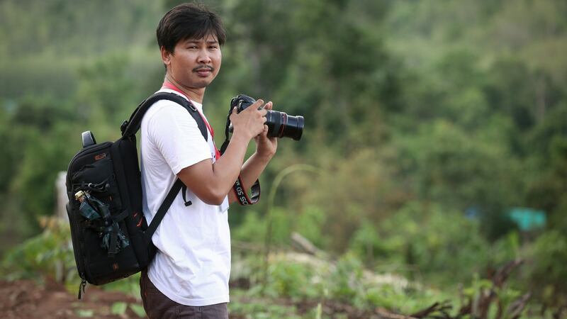 Reuters journalist Wa Lone. Photograph: REUTERS/Stringer
