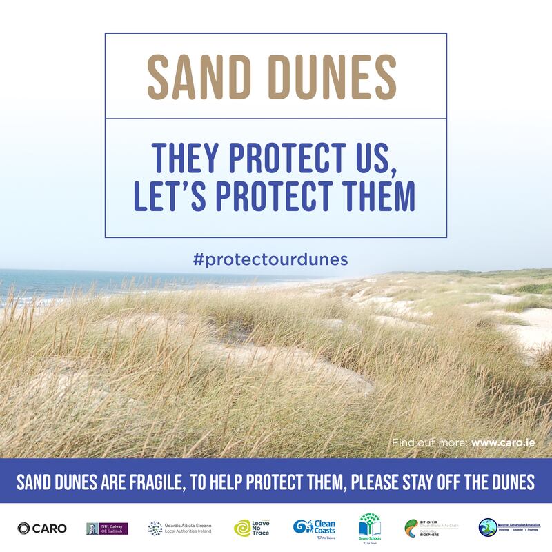 #ProtectOurDunes awareness campaign messaging