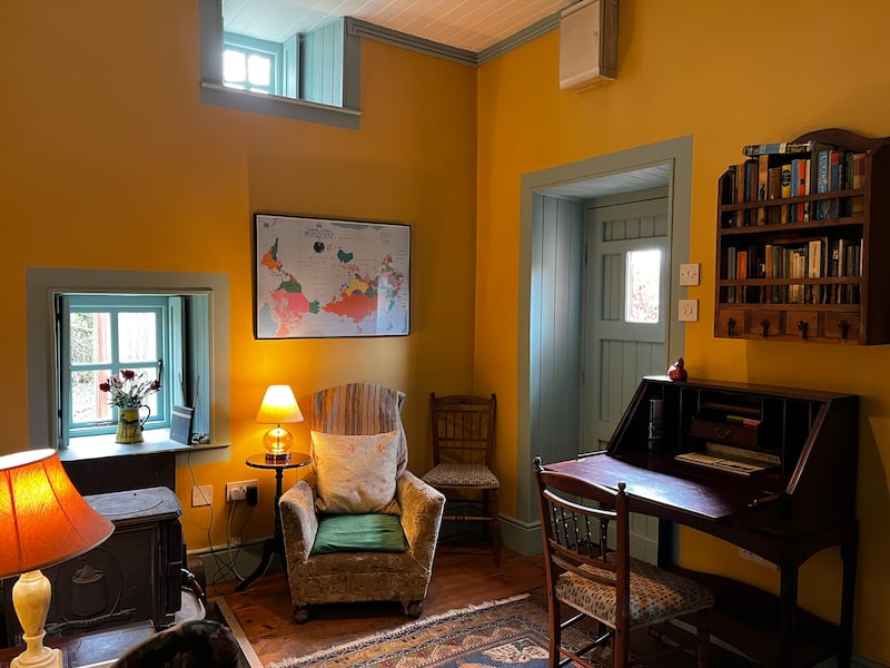 The Writer's Cottage in Mountrath, Co Laois, comes with access to the Library of the History of Civilisation in Roundwood House