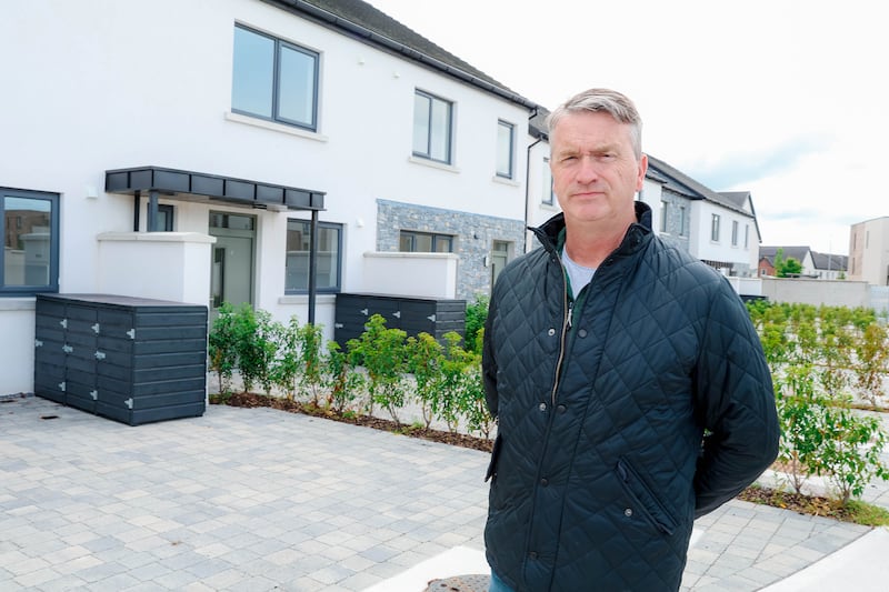 Cllr Bill Clear at Lattin Place, Naas 