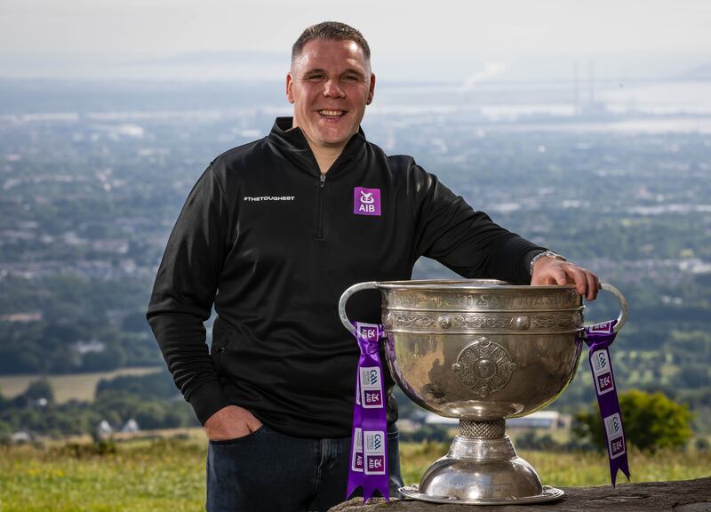 Former Donegal footballer Kevin Cassidy pictured at an AIB event ahead of the All-Ireland SFC semi-finals. Photograph: Ryan Byrne/Inpho