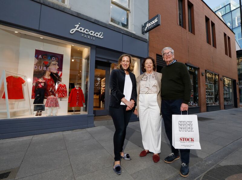 Anne Bell (nee Fagan) with her brother, Brendan Fagan, and her daughter, Suzanne. The dynamic duo of siblings celebrate remarkable milestones this month in Dublin city centre. 