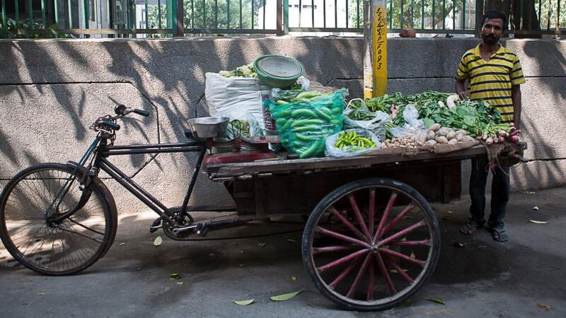 The father of missing girl Neetu. Photograph: Natisha Mallick