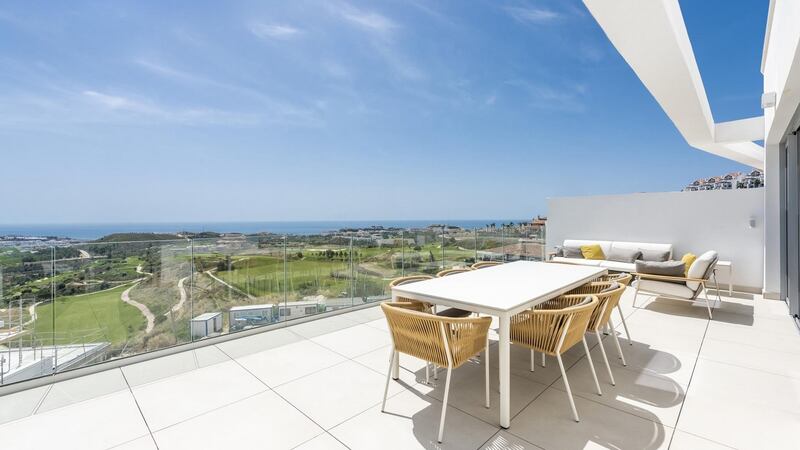 Mijas: These two-bedroom apartments have views of the 18-hole, par-72 Calanova Golf Course.