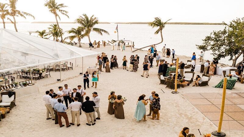 Shane and Julia McInerney were married at the picturesque Morada Bay in Islamorada. Shane is a professional soccer player and coach who moved from Galway to the US on a college scholarship five years ago.