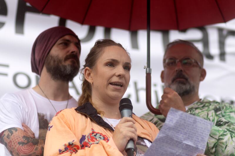 Stephen Morrison and Gillian Sherratt's son Harvey (9), who suffered from scoliosis, died on July 29th. Photograph: Chris Maddaloni/ The Irish Times