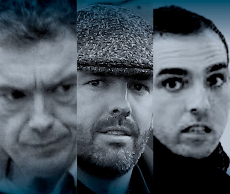 The Kinahans: Christy, Daniel and Christopher jnr