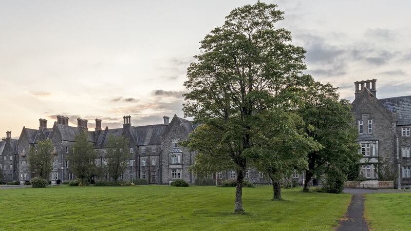 The 250m-long front facade of St Loman’s Hospital in Mullingar, which opened 1855 and closed in 2014. Photograph: David Killeen
