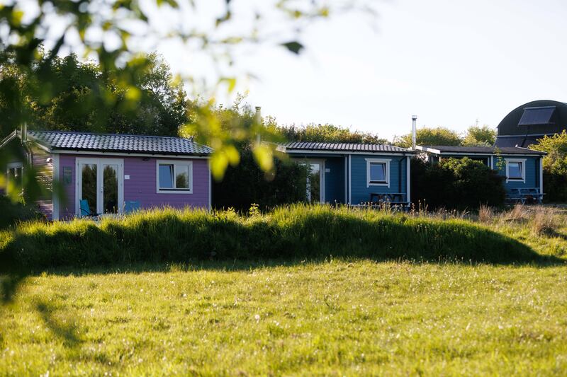 Pure Space eco-camping cabins in Co Clare. Photograph: Eamon Ward
