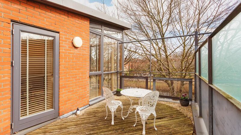 Off the lounge is a decked roof terrace that is south-facing and a real bonus space