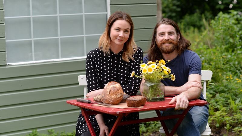 Shane Palmer and Charlotte Leonard Kane, whose Scéal Bakery has moved to bigger premises. Photograph: Dara Mac Dónaill