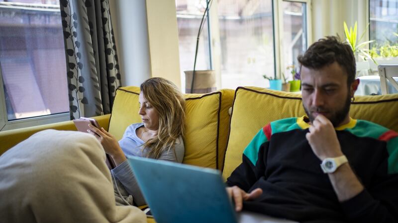 With offices all over the world closed, employees still lucky enough to have jobs were working from home