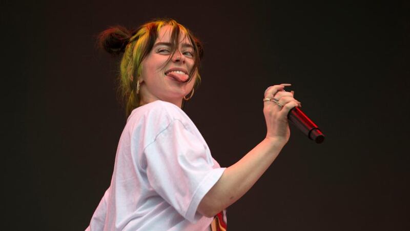 Billie Eilish: ‘I’m part Irish, dude… This is my home.’ Photograph: Dave Meehan