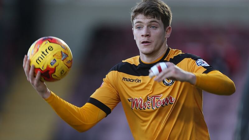 Kevin Feely in action for Newport County in January 2015. He said “Every game I played in was an absolute mental challenge just to play okay.” Photograph:   Pete Norton/Getty Images