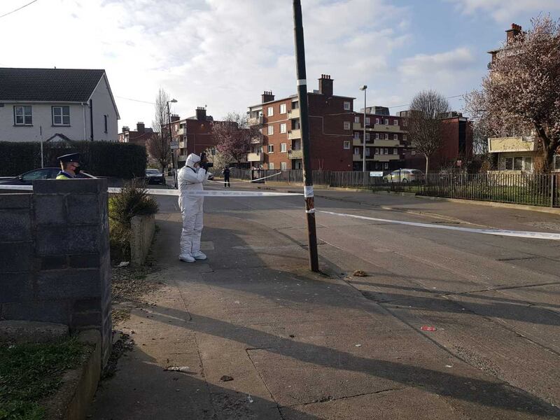 The scene was preserved to allow a technical examination to take place. Photograph: Colin Gleeson
