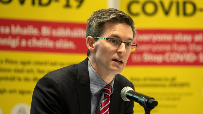 Deputy chief medical officer Dr Ronan Glynn told the webinar that public health had continued to prioritise the opening of schools during the pandemic, where possible. Photograph: Colin Keegan/Collins Dublin