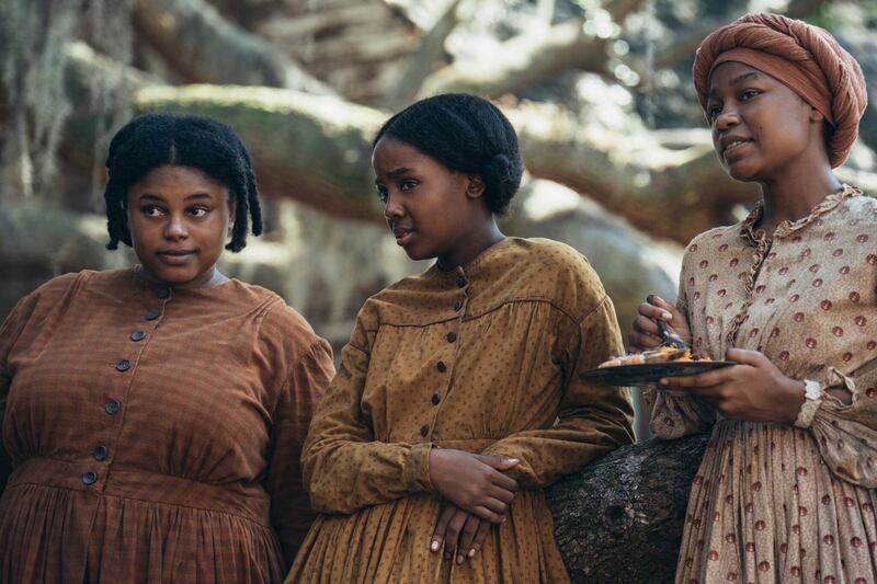 The Underground Railroad: Zsane Jhe, Thuso Mbedu and Aubriana Davis. Photograph: Atsushi Nishijima/Amazon Studios