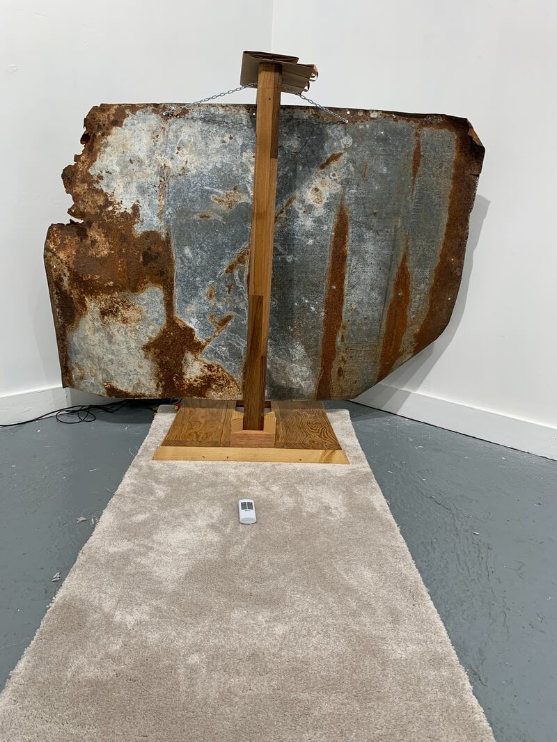 The Outlaws Are Back: Untitled sound sculpture by Brian Leach