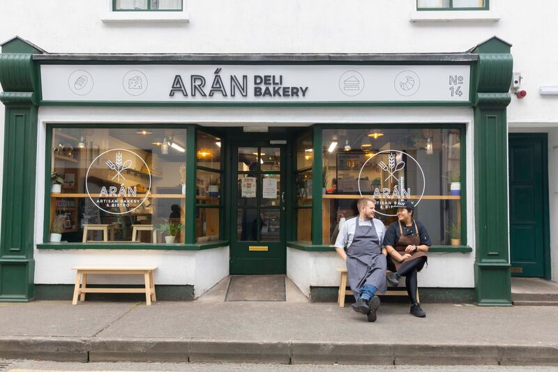 Arán owners Bart Pawlukojc and Nicole Server-Pawlukojc. Photograph: Patrick Browne