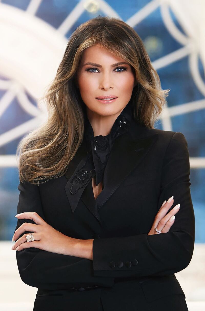 Melania Trump by Régine Mahaux-Van Wassenhove. Photograph, 2017 (printed 2020). The White House
