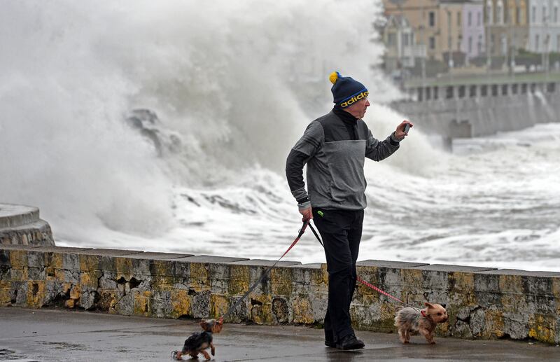 High Winds, High Waves, High Tide, at Sandycove, Co. Dublin in February. Photograph: Eric Luke / The Irish Times