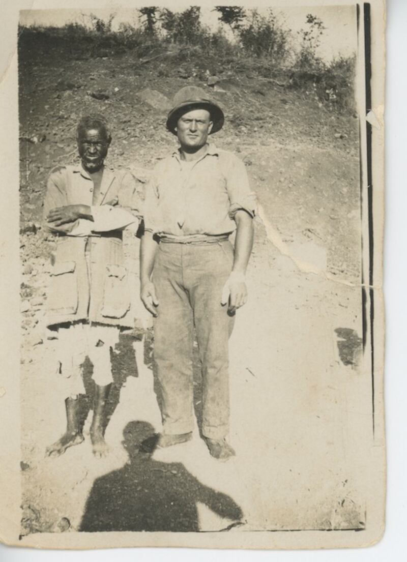 An East African man and an Italian: “I could make an informed guess that this image was made after the October 1935 invasion.”