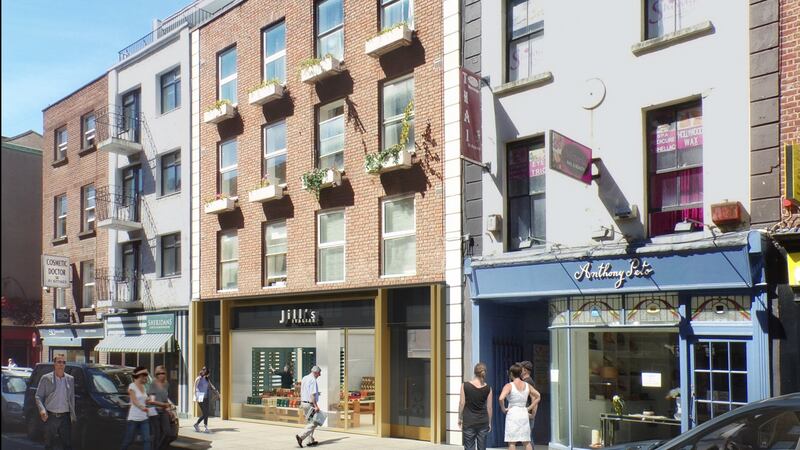 Soon to be a restaurant: Royal Hibernian Way, South Anne Street entrance