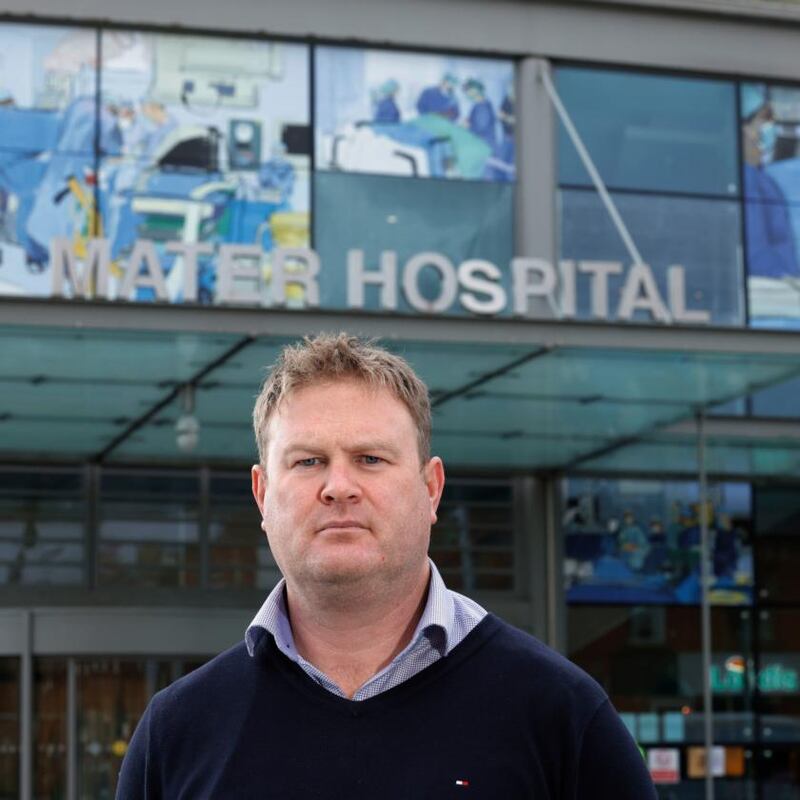 Inside the Mater: Dr Colman O’Loughlin, head of ICU. Photograph: Alan Betson