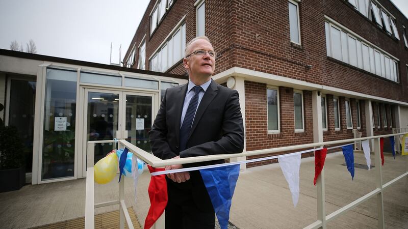 Ultan Mac Mathúna, principal of Holy Cross School, Dundrum. Photograph Nick Bradshaw