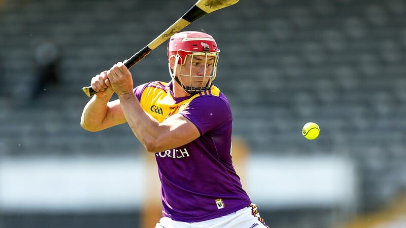 Lee Chin: If Wexford  could afford to leave him  at 14, that would make them very dangerous. Photograph: Laszlo Geczo/Inpho
