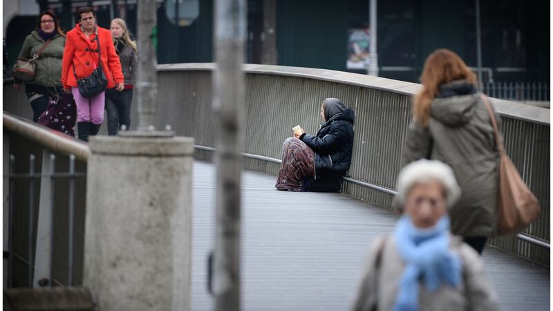 We say we’re aghast at the reports of 10,000 homeless people, but we’re not marching in the streets about it. Photograph: Bryan O’Brien