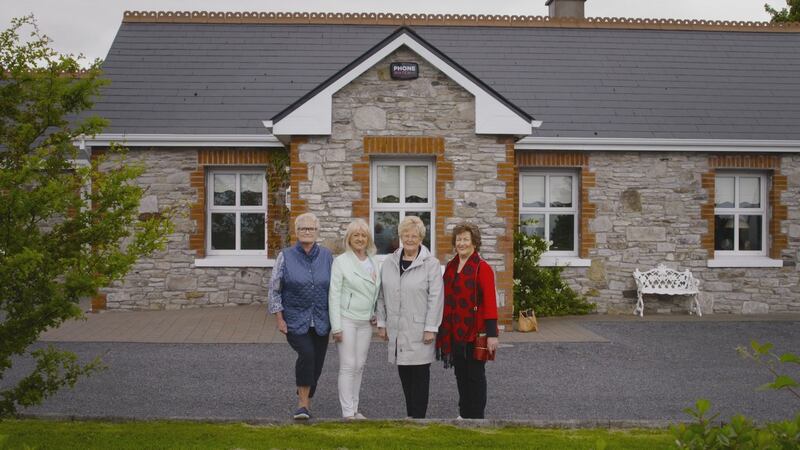 Helena McCartan, Margaret Tierney Smith, Anne Lynch and Breege O’Connell on the first episode of Goodbye House
