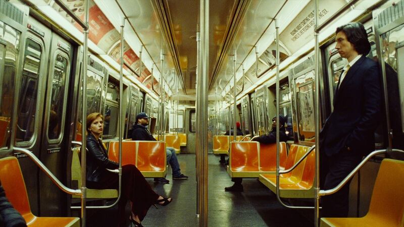 The distance between... Scarlett Johansson and Adam Driver in Marriage Story. Photograph: Netflix