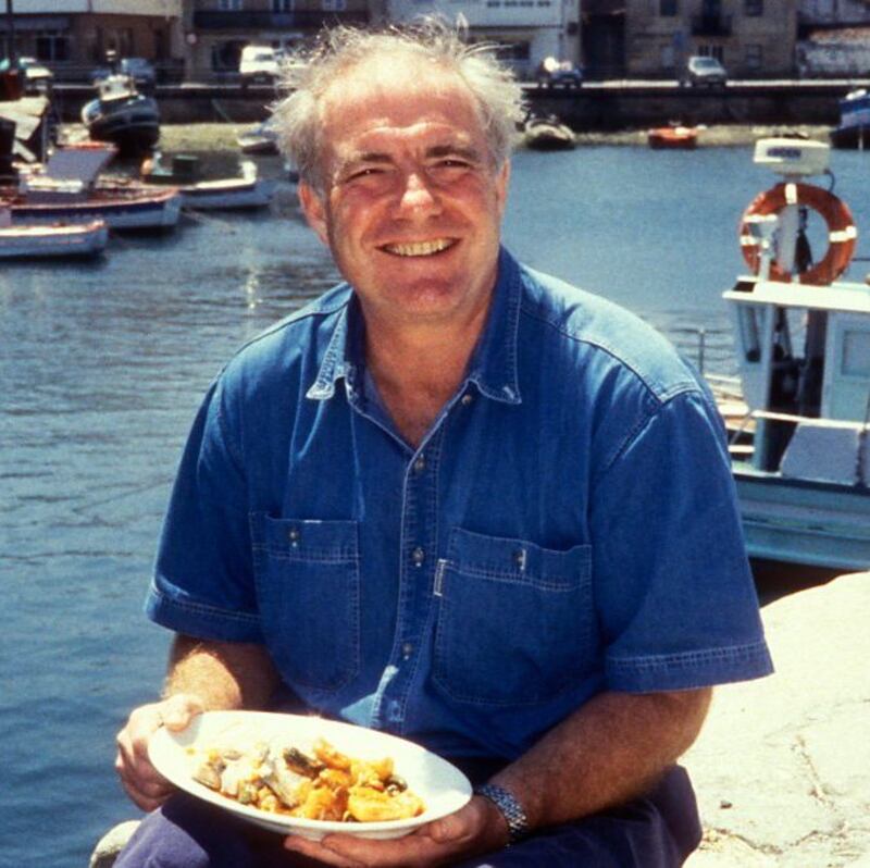 The chef in his BBC series Rick Stein’s Seafood Odyssey, from 1999