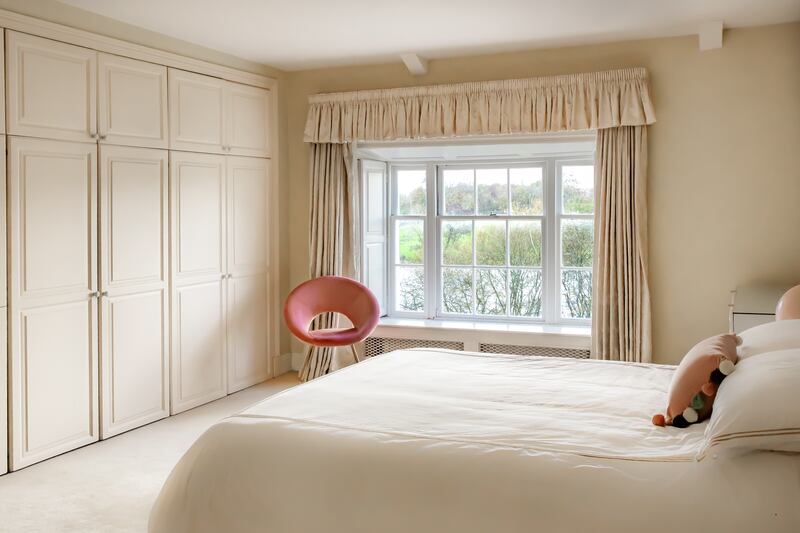 The property has five bedrooms