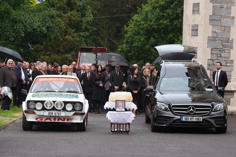 The funeral of murdered Co Kerry farmer Michael Gaine at Holy Cross Church, Kenmare, on June 7th. Photograph: Niall Carson/PA