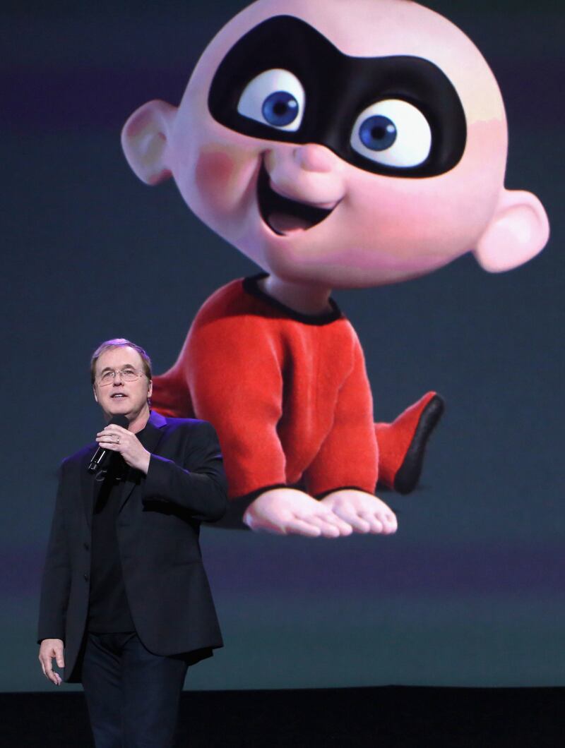 Brad Bird, director of Incredibles 2: “Lasseter has been hugely influential at the studio in many ways.” Photograph: Jesse Grant/Getty Images for Disney