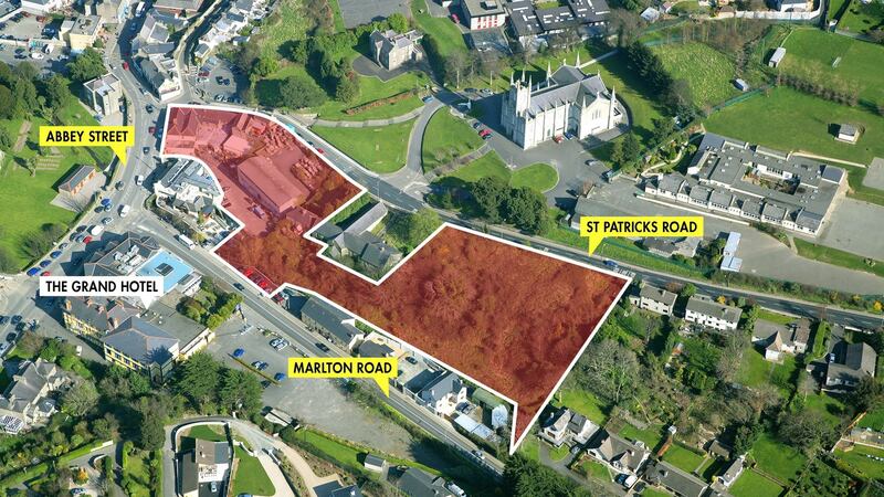 The Delahunt hardware store site in Wicklow town  carries a "Town Centre"  zoning