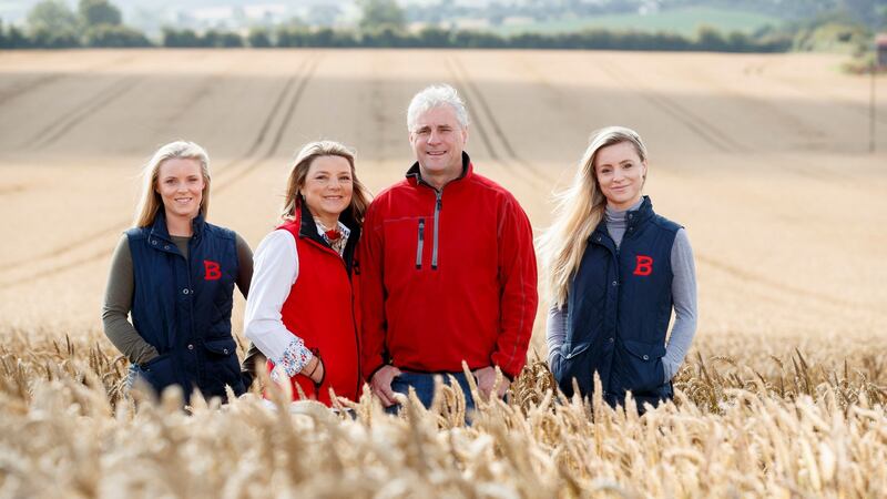 Big Week on the Farm: Ivan and Frances and Ivan Curran with their daughters in Stamullen, Co Meath