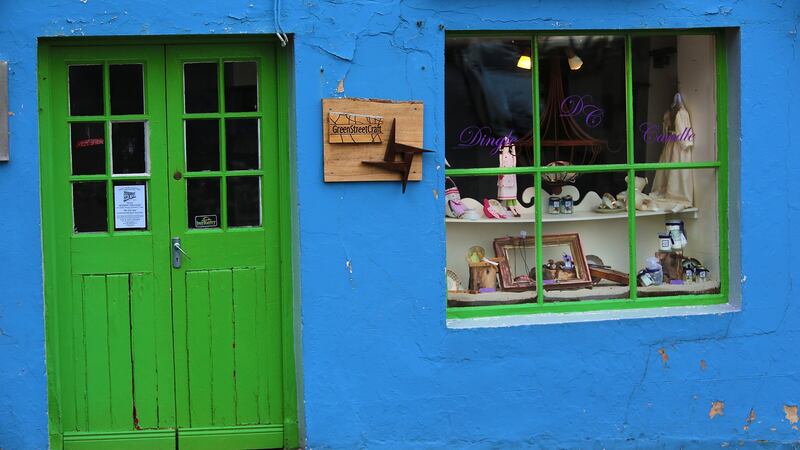Dingle’s shopfronts.