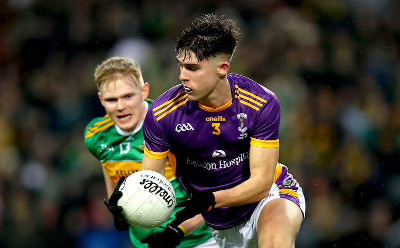 Kilmacud’s Theo Clancy during last year's All-Ireland Club Football Final against Glen in Croke Park. Photograph: Ryan Byrne/Inpho