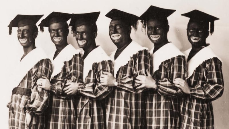Blackface was not simply about making fun of black people; it also reflected a white fascination with black culture, even a desire to be black in the act of racial cross-dressing. Photograph: Transcendental Graphics/Getty